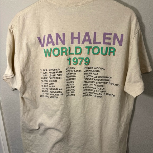 1979 Van Halen Tour Graphic T-Shirt - Picture 3 of 5